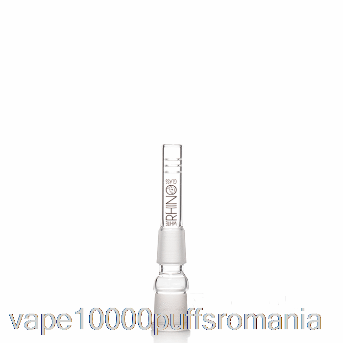 Vape Romania White Rhino 19/19 Sticla Downstem 3inch